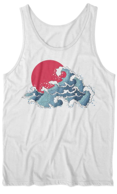 Musculosa La Gran Ola Oriental