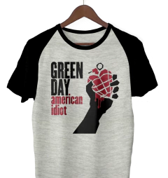 Remera Green Day American Idiot Ranglan