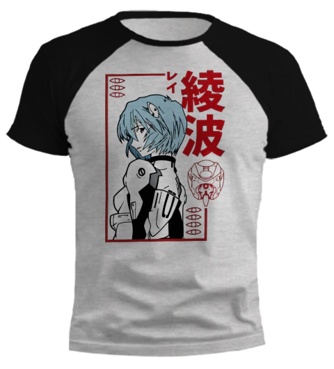 Remera Evangelion Rei Ayanami M2 - tienda online