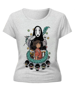 Remera El viaje de Chihiro Ghibli - TiendaUke