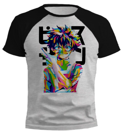 Remera My Hero Academia Deku Colores - TiendaUke