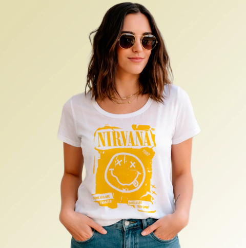 Remera Nirvana - Smile