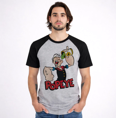 Remera Popeye el Marino Clasico Retro - TiendaUke