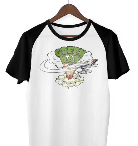 Remera Green Day M3 RANGLAN