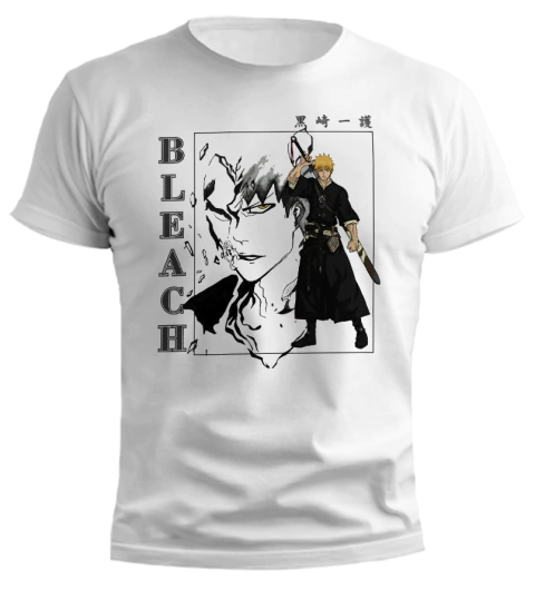 Remera Bleach Anime M2 - tienda online
