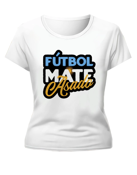 Imagen de Remera Argentina - Futbol Mate Asado