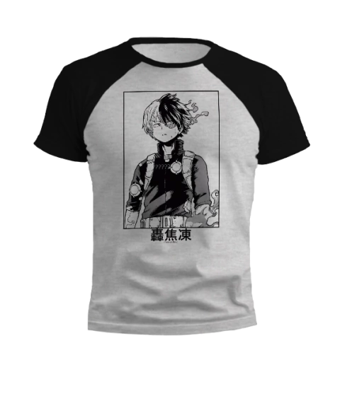 Remera My Hero Academia Shoto Todoroki Kanji - comprar online