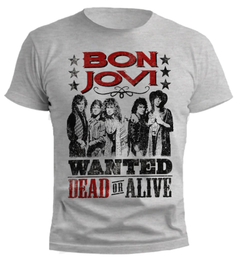 Remera Bon Jovi - Wanted Dead Modelo II - comprar online