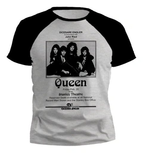 Remera Queen - Stanley Theatre en internet