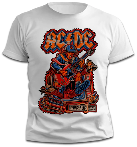 Remera AC/DC - PWR UP - tienda online