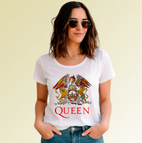 Remera Queen - Logo Color - tienda online
