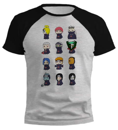 Remera Naruto Chibis Anime - TiendaUke
