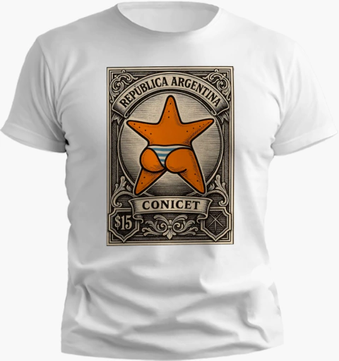 Remera Argentina - Republica Argentina Conicet - tienda online