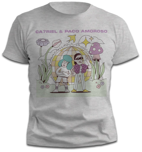 Remera Catriel y Paco - Discoteca Surrealista - TiendaUke