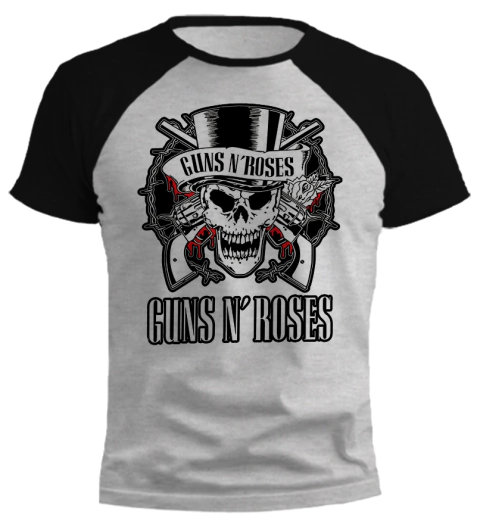 Remera Guns N´ Roses - Calavera - TiendaUke