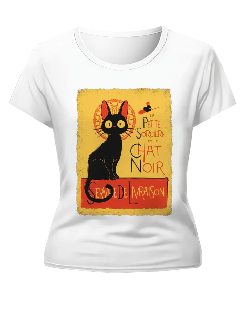 Remera Studio Ghibli Kiki "La petite sorcière et le chat noir Service de livraison" en internet
