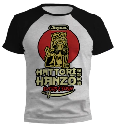 Remera Hattori Hanzo Japan - TALLE L GRIS RANGLAN - comprar online