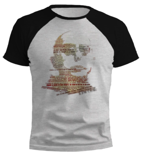 Remera Indio Solari - Letras Los Redondos - TiendaUke