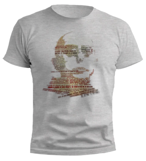 Remera Indio Solari - Letras Los Redondos en internet
