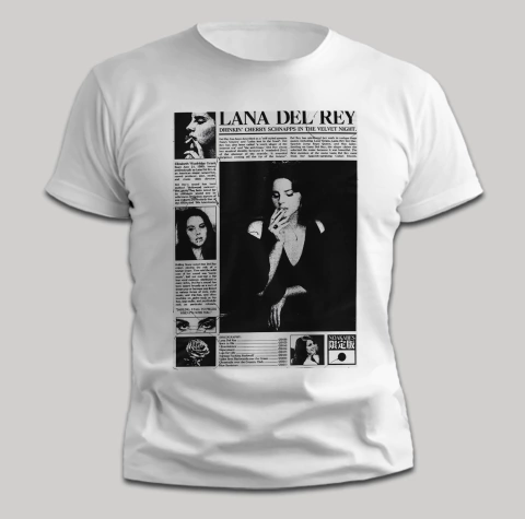 Remera Lana del Rey - Diario - TiendaUke