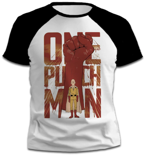 Remera One Punch Man Poster - Ok - TiendaUke