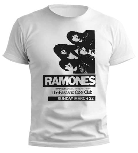 Remera The Ramones - The Fastand Cool Club - comprar online