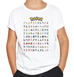 Remera de niño Pokemon 2da generacion - TALLES 8 y 16 - comprar online