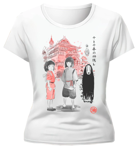 Imagen de Remera Studio Ghibli El Viaje de Chihiro -千と千尋の神隠し