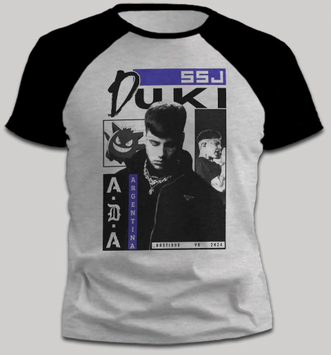 Remera Duki - Poster SSJ - tienda online