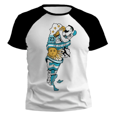 Remera Argentina Messi Diseño