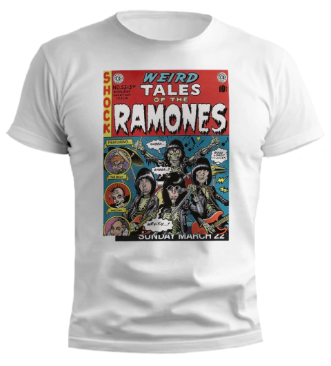 Remera The Ramones - Weird Teles of The Ramones en internet