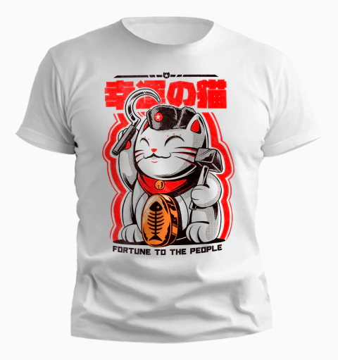 Remera Lucky Cat - Comunista - comprar online