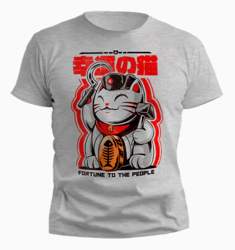 Remera Lucky Cat - Comunista