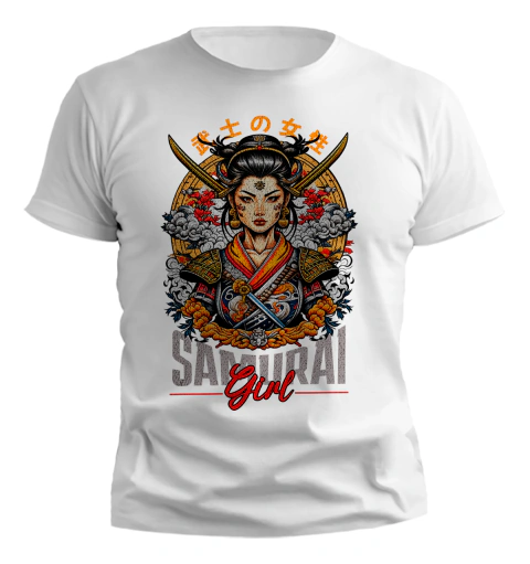 Remera Geisha - Samurai Girls - tienda online