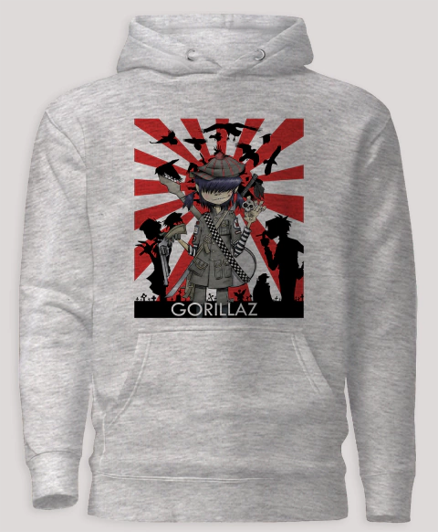 Buzo Canguro Gorillaz Noodle Diseño Japon - comprar online