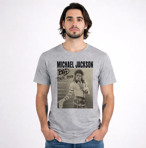 Imagen de Remera Michael Jackson Poster Tour 1988