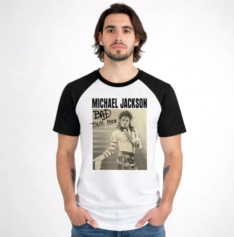 Remera Michael Jackson Poster Tour 1988 - comprar online