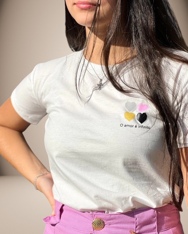 T-shirt Coração