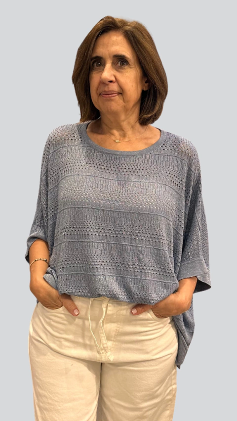 Sweater Over Calado Abril