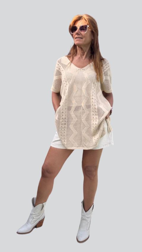 Vestido Madeja Beige