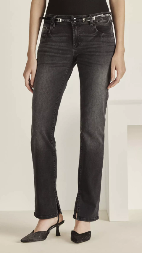 Pantalón Gaby ST Split New Black