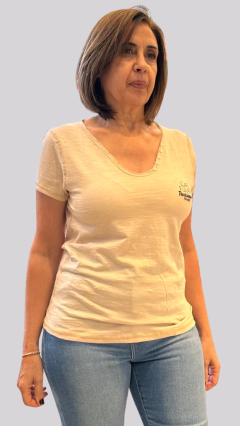 Remera Con Bordado Parisienne