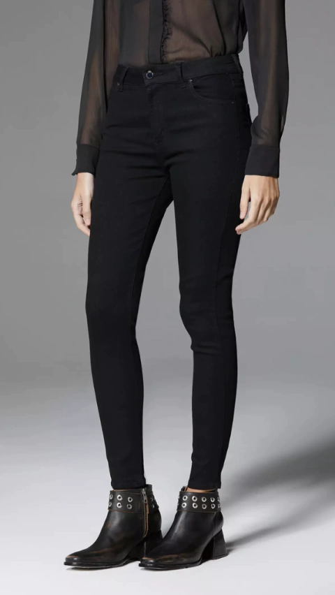 Pantalon Ann SK HW Super Black Tucci