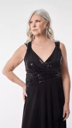 Vestido Karim Paliette - Arandanovestidos