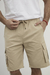 Bermuda Avellino Cargo - Beige - El Genovés