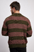 Sweater Amantea Bicolor - Borravino/Militar en internet