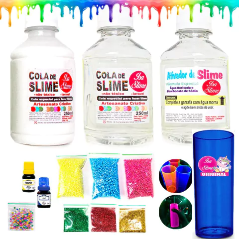 Kit para Fazer Slime Básico na internet