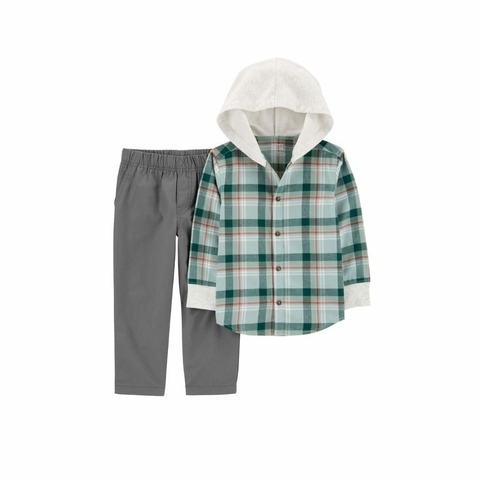 Carter' Set 2 Piezas Camisa con Capucha y Pantalón (2R548710)