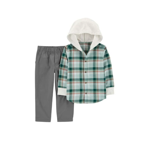 Carter' Set 2 Piezas Camisa con Capucha y Pantalón (2r548710)