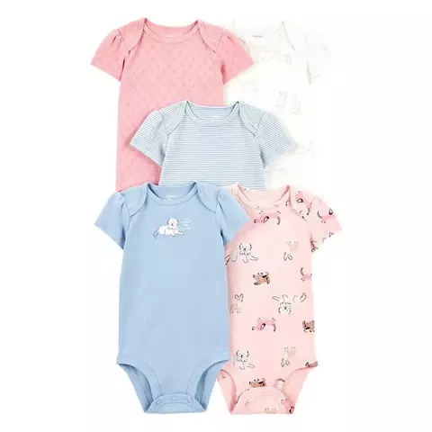Carter's Pack 5 Bodies mangas cortas (1t010610) - comprar online
